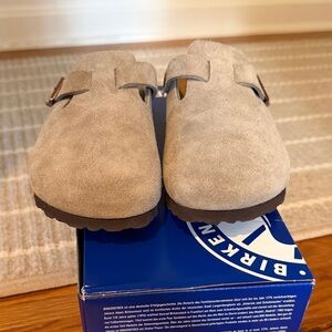 Birkenstock Boston Clog,  Taupe, size 36 narrow fit, excellent condition